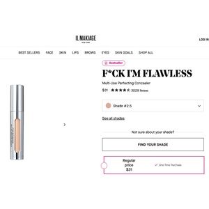 Brand New Il Makiage F*ck I'm Flawless Concealer 2.5